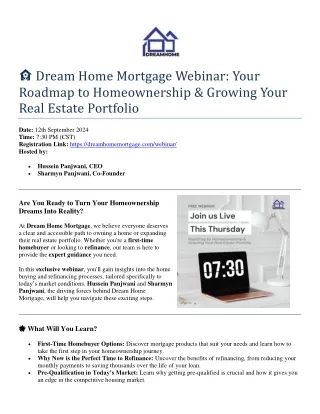 Roadmap to Homeownership and Growing Your Real Estate Portfolio