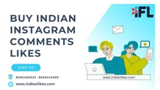 Buy Indian Instagram Comments Likes - IndianLikes