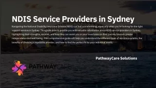 Pathway Care Solutions - NDIS Service Provider in Australia