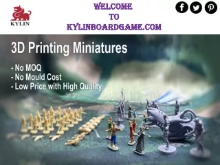 Resin Bits Manufacturer at Kylinboardgame