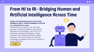 Free Course - From HI to AI
