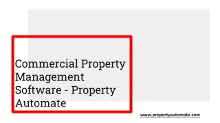 Commercial Property Management Software - Property Automate