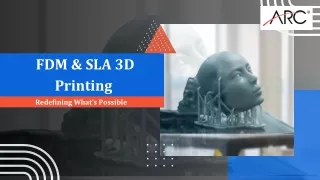 FDM & SLA 3D Printing: Precision and Durability for Every Project