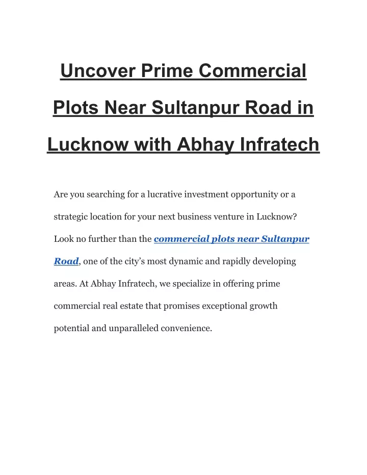 uncover prime commercial