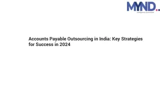 Accounts Payable Outsourcing in India: Key Strategies for Success in 2024