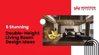 5 Stunning Double-Height Living Room Design Ideas | Montdor Interior