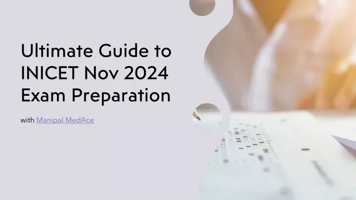 ultimate guide to inicet nov 2024 exam preparation