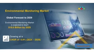 Environmental Monitoring Market worth $18.6 billion by 2029
