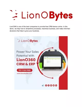 liono360 is one of the best companies to provide