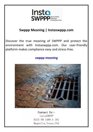 Swppp Meaning  Instaswppp.com