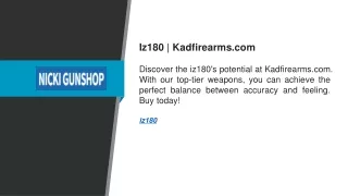 Iz180  Kadfirearms.com