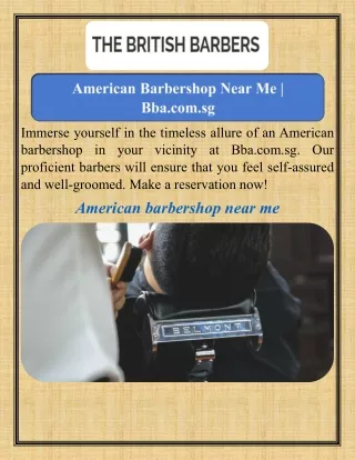 American Barbershop Near Me   Bba.com.sg