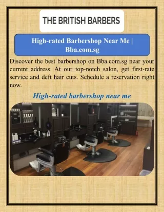 High-rated Barbershop Near Me   Bba.com.sg