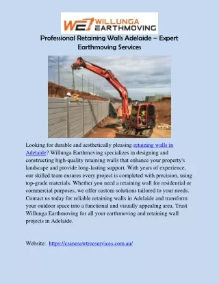 Professional Retaining Walls Adelaide