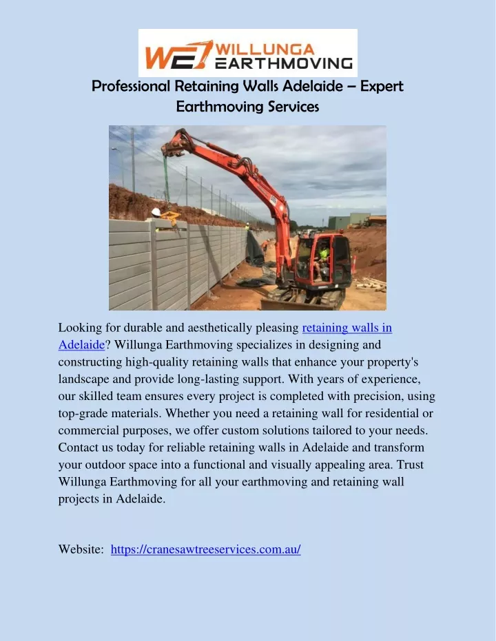 professional retaining walls adelaide expert