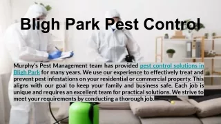 Bligh Park Pest Control