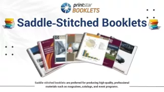 Saddle‐Stitched Booklets