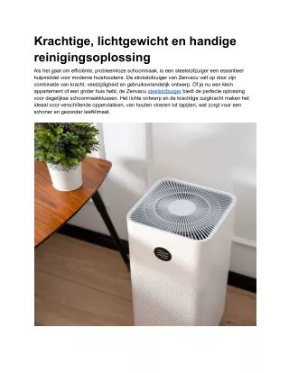 Steelstofzuiger