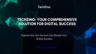 Techzino Your Comprehensive Solution for Digital Success