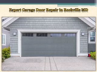 Expert Garage Door Repair in Rockville MD