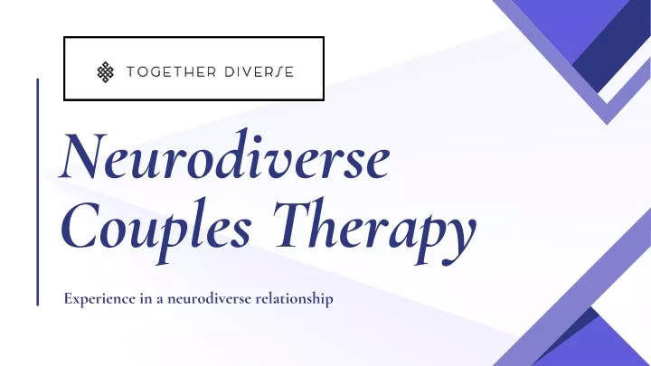 neurodiverse couples therapy