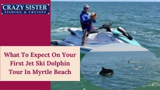 What To Expect On Your First Jet Ski Dolphin Tour In Myrtle Beach