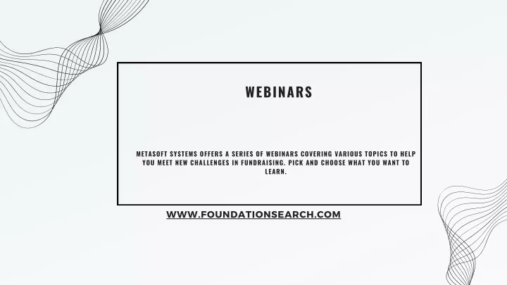 webinars