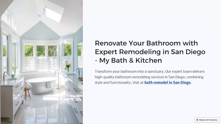 renovate your bathroom with expert remodeling