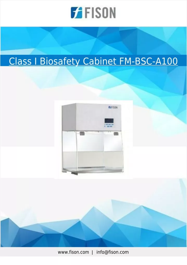 class i biosafety cabinet fm bsc a100 www fison