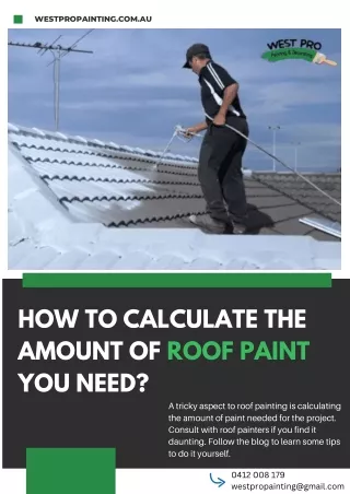 How to Calculate the Amount of Roof Paint You Need