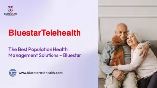 The Best Population Health Management Solutions – Bluestar