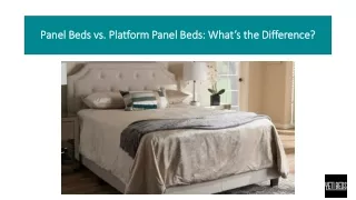 panel beds vs platform panel beds what s the difference