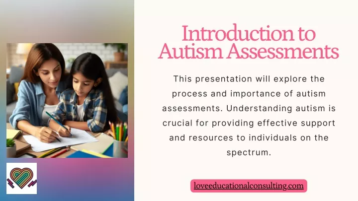 introduction to autism assessments