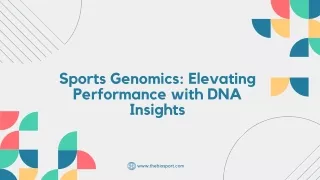 sports genomics elevating performance with