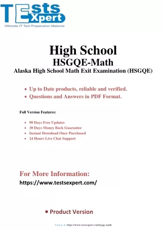 high school hsgqe math