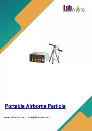 portable airborne particle