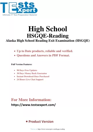 high school hsgqe reading