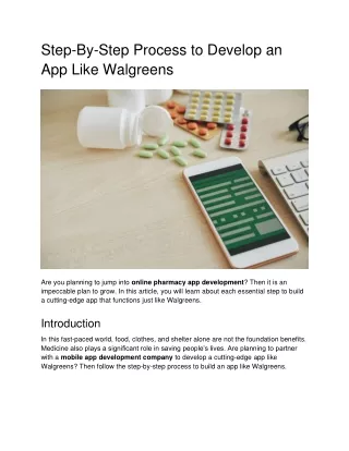 step by step process to develop an app like