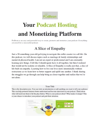 your podcast hosting and monetizing platform