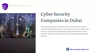 Top Cyber Security Companies in Dubai | Expert Protection Services