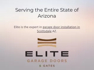 Garage Door Repair Or Replacement Service In Scottsdale