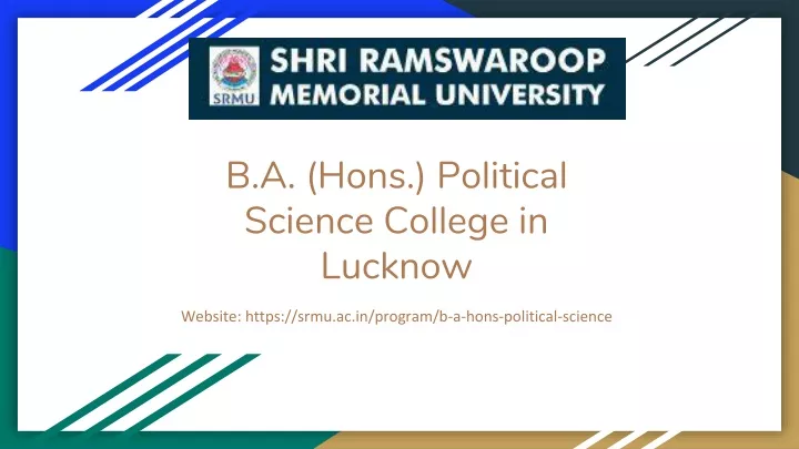 b a hons political science college in lucknow