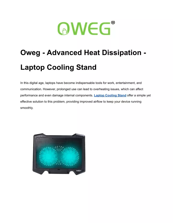 oweg advanced heat dissipation