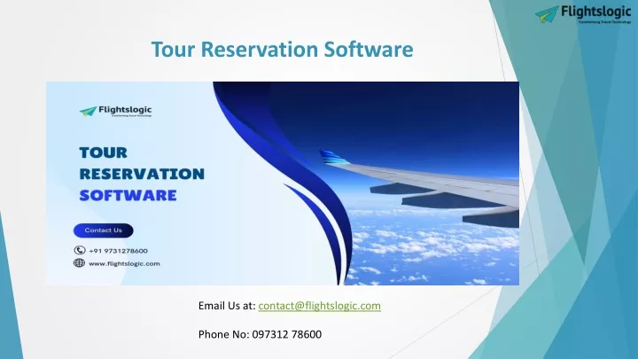 tour reservation software