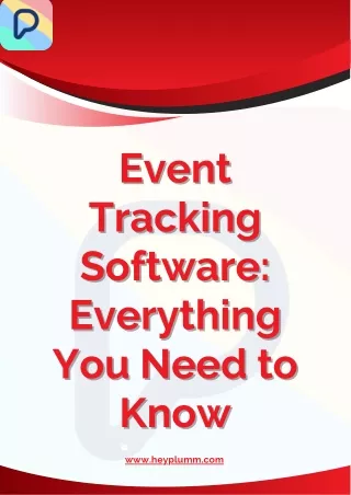 event event tracking tracking software software
