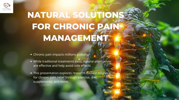 natural solutions for chronic pain management