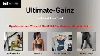 Sportswear and Workout Outfit Set For Women | Ultimate Gainz