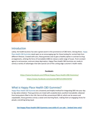 happy place health sbd gumis