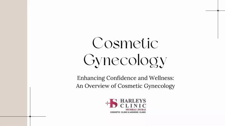 cosmetic gynecology