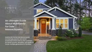 An Ultimate Guide About Multifamily For Sale Massachusetts
